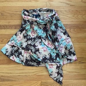 French Connection Floral Wrap Skirt